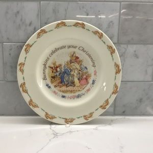 Royal Doulton Bunnykins Celebrate Your Christening Plate